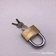 Top Security  Arc type anti rust anti cut  brass uncuttable solex/solo yeti padlock with  key alike and master key system